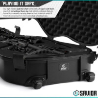 Armurerie Malgat Armurerie Dordogne Savior Equipment Specialist Series Covert Low Profile Discreet Soft Tactical Sbr Rifle Bag W Backpack Strap Black 30long 3369 33 1