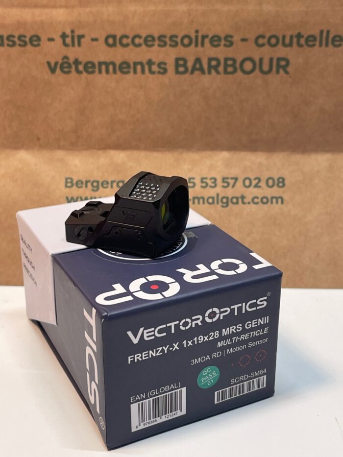 VECTOR OPTICS VISEUR POINT ROUGE FRENZY-X 1X19X28 MRS GENII MULTI-RETICLE 3MOA