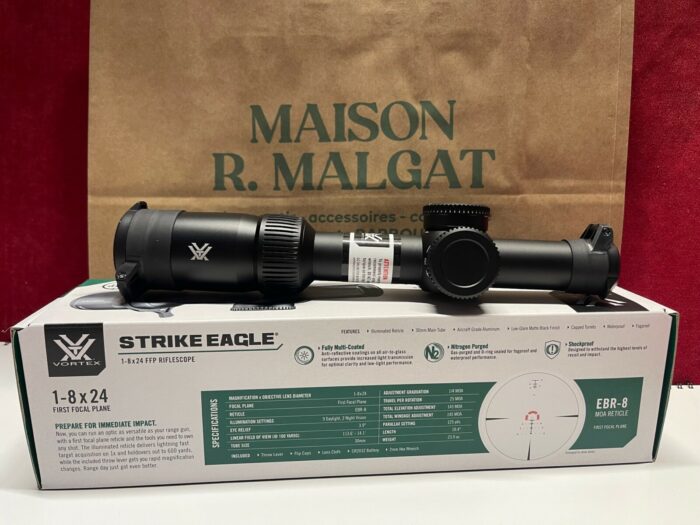 VORTEX STRIKE EAGLE 1-8×24 FFP RIFLESCOPE
