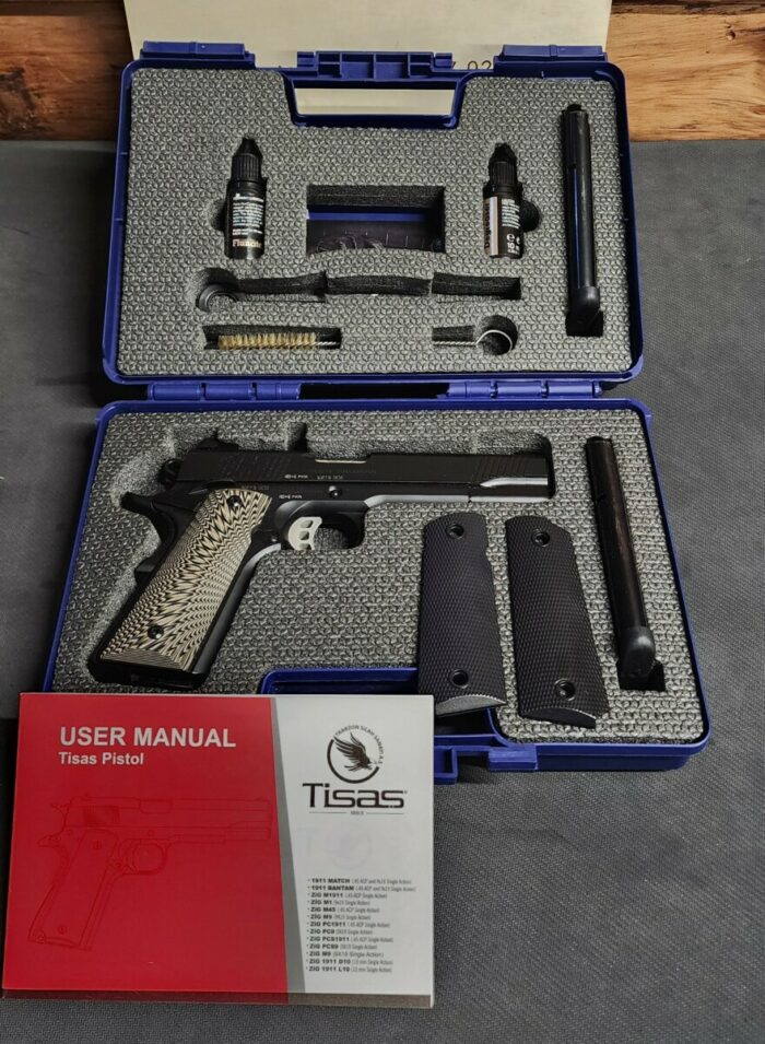 TISAS ZIG M1 1911 NOIR 5” cal. 9×19 Occasion – Image 2